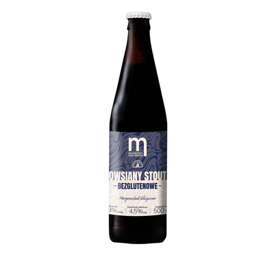 Maryensztadt: Owsiany Stout Bezglutenowe - butelka 500 ml