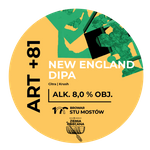 Browar Stu Mostów x Ziemia Obiecana: ART+81 New England DIPA - KEG 20 L typ A