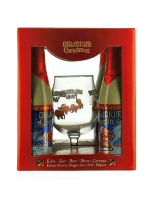 Huyghe: Delirium Christmas 4x0,33 + szklanka 