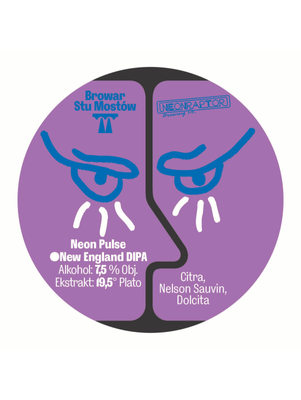 Browar Stu Mostów x Neon Raptor: Neon Pulse - KEG 30 l  A