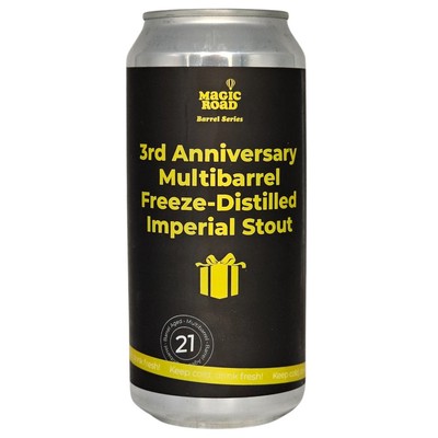 Magic Road: 3rd Anniversary Multibarrel Freeze-distilled Imperial Stout - puszka 440 ml