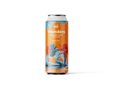 Magic Road: Wonders Pineapple, Peach & Coconut  - puszka 500 ml