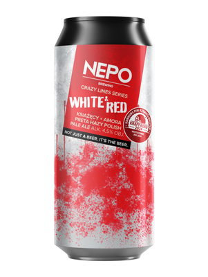 Nepo Brewing: Crazy Lines Series White & Red - puszka 500 ml
