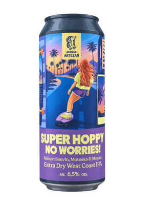 Artezan: Super Hoppy No Worries - puszka 500 ml