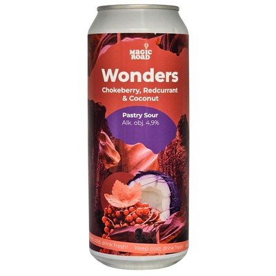 Magic Road: Wonders Chokeberry Redcurrant & Coconut - puszka 500 ml