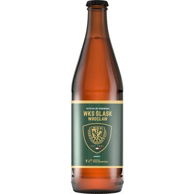 Browar Stu Mostów: WKS Śląsk Wrocław Lager - butelka 500 ml