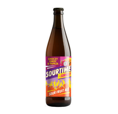 Maryensztadt: Sourtime Sorbet Smoczy owoc, Papaja - butelka 500 ml