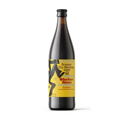 Browar Stu Mostów: Strawberry Berliner Weisse - butelka 500 ml