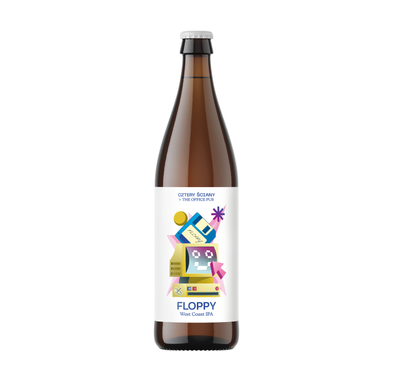 Cztery Ściany x The Office Pub: Floppy - butelka 500 ml