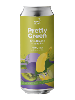 Magic Road: Pretty Green Kiwi & Banana & Spirulina - puszka 500 ml