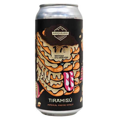 Basqueland x Stu Mostów: Tiramisu - puszka 440 ml