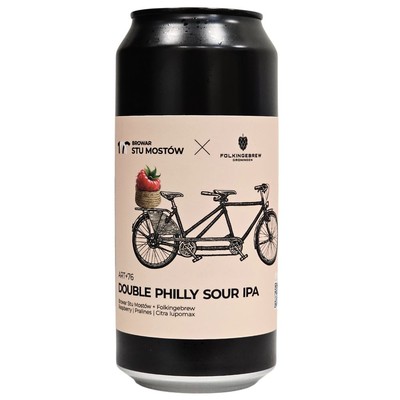 Browar Stu Mostów x Folkingebrew: ART+76 Double Philly Sour IPA - puszka 440 ml