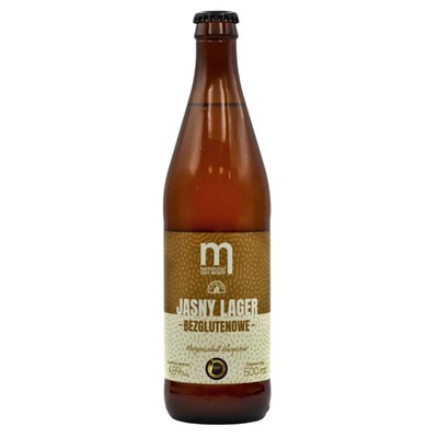 Browar Maryensztadt: Jasny Lager Bezglutenowe - butelka 500 ml