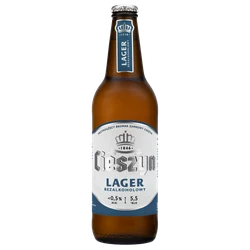 Browar Zamkowy Cieszyn: Lager Bezalkoholowe - butelka 500 ml