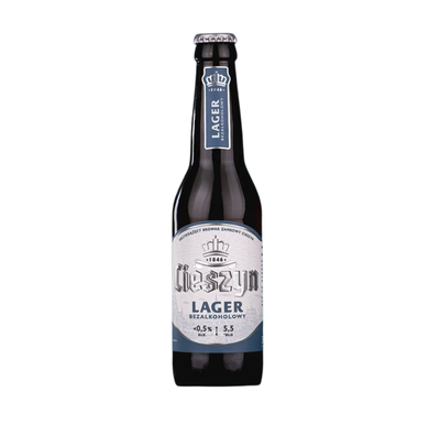 Browar Zamkowy Cieszyn: Lager Bezalkoholowe - butelka 330 ml