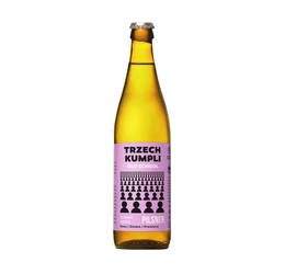 Trzech Kumpli: Old School Classic Czech Pilsner - butelka 500 ml