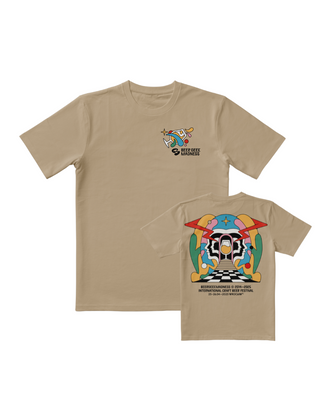 Beer Geek Madness: T-Shirt 2025 beżowa