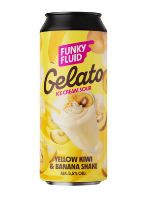 Funky Fluid: Gelato Yellow Kiwi & Banana Shake - puszka 500 ml
