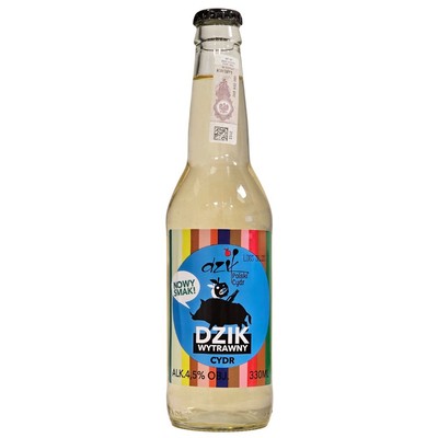 Cydr Dzik: Wytrawny - butelka 330 ml