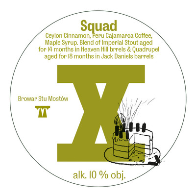 Browar Stu Mostów: 10th Anniversary Squad Cinamon, Coffee, Maple - 10L KEG A