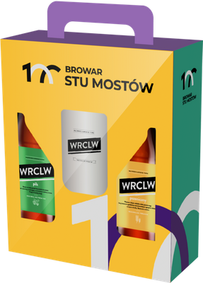 Zestaw Prezentowy Browaru Stu Mostów ze szklanką