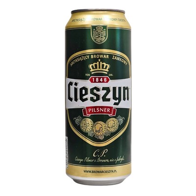 Arcyksiążęcy Browar Zamkowy Cieszyn: Pilsner - puszka 500 ml