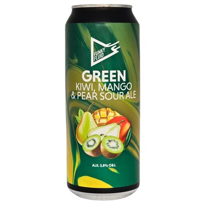 Funky Fluid: Green Kiwi Mango Pear - puszka 500 ml