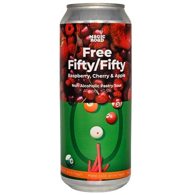 Magic Road: Free Fifty Fifty Raspberry Cherry Apple - puszka 500 ml