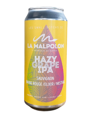 Brasserie La Malpolon: Hazy Grape IPA Sauvignon - puszka 440 ml