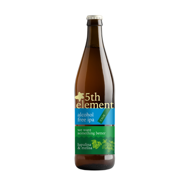Browar Za Miastem: 5th Element APA bezalkoholowa z Melisą - butelka 500 ml