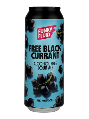 Funky Fluid: Free Black Currant  - puszka 500 ml