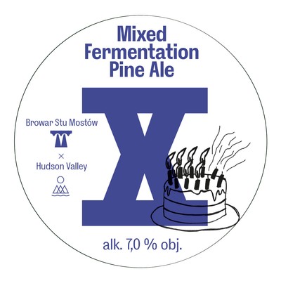 	Browar Stu Mostów x Hudson Valley: WILD#29 10th Anniversary Mixed Fermentation Pine Ale - KEG 12 L Typ A