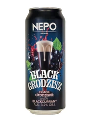Nepo Brewing: Black Grodzisz Blackcurrant - puszka 500 ml