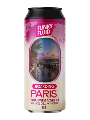 Funky Fluid: Boarding Paris - puszka 500 ml