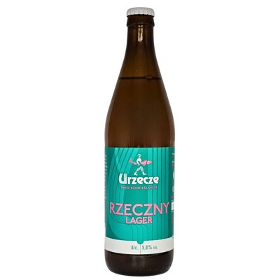 Browar Urzecze: Rzeczny Lager - butelka 500 ml