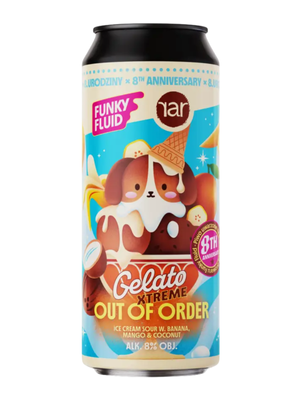 Funky Fluid x RAR: Gelato XTREME Out Of Order - puszka 500 ml