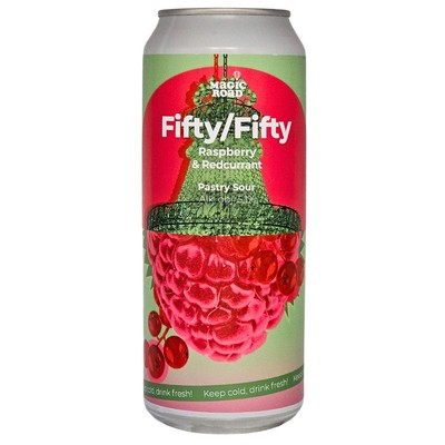 Magic Road: Fifty Fifty Raspberry & Redcurrant - puszka 500 ml