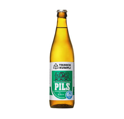 Browar Trzech Kumpli: Pils - butelka 500 ml	