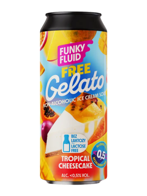 Funky Fluid: Free Gelato Tropical Cheesecake - puszka 500 ml