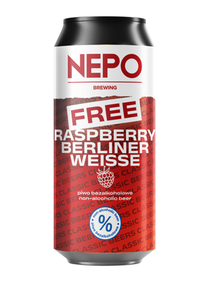 Nepomucen: Free Raspberry Berliner Weisse - puszka 500 ml