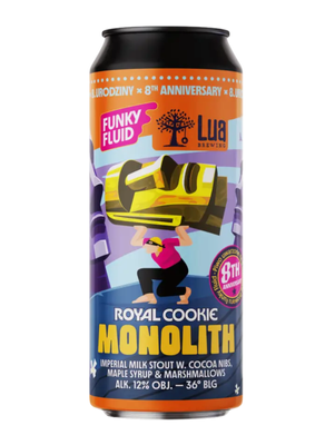 Funky Fluid x Lua Brewing: Royal Cookie Monolith  - puszka 500 ml