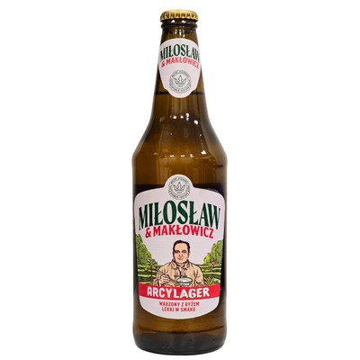 Miłosław & Makłowicz: ArcyLager - butelka 500 ml