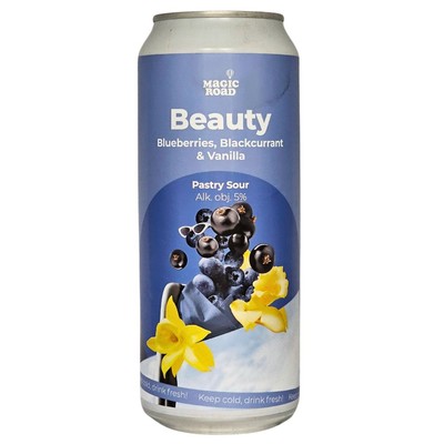 Magic Road: Beauty Blueberry Blackcurrant Vanilla - puszka 500 ml