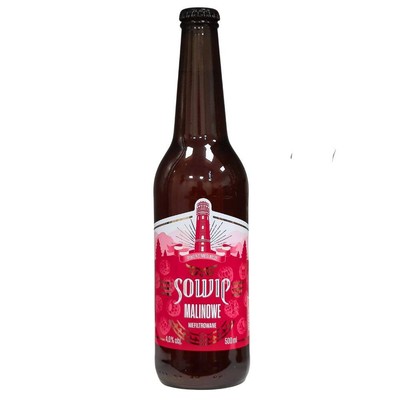 Wielka Sowa: Malinowe - butelka 500 ml