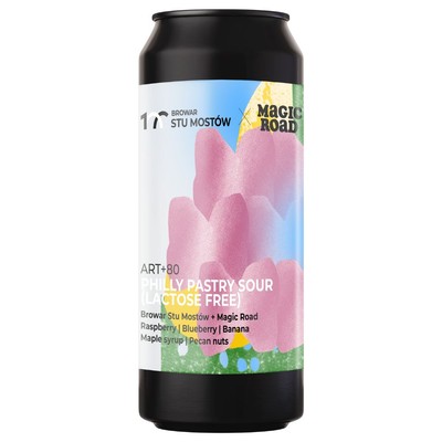 Browar Stu Mostów x Magic Road: ART+80 Philly Pastry Sour - puszka 440 ml