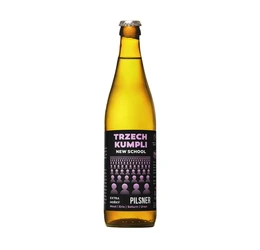 Trzech Kumpli: New School Extra Hořký Czech Pilsner - butelka 500 ml