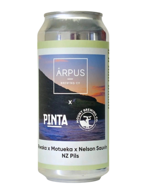 PINTA x Arpus x Mount Brewing: Riwaka & Motueka & Nelson Sauvin NZ Pils - puszka 440 ml