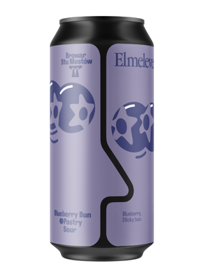 Browar Stu Mostów x Elmeleven: Blueberry Bun - puszka 440 ml