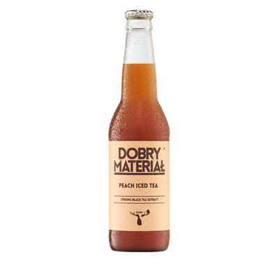 Dobry Materiał: Peach Iced Tea - butelka 330 ml