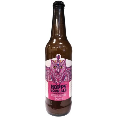 Wielka Sowa: Hoppy Sour z herbatą Milk Oolong - butelka 500 ml